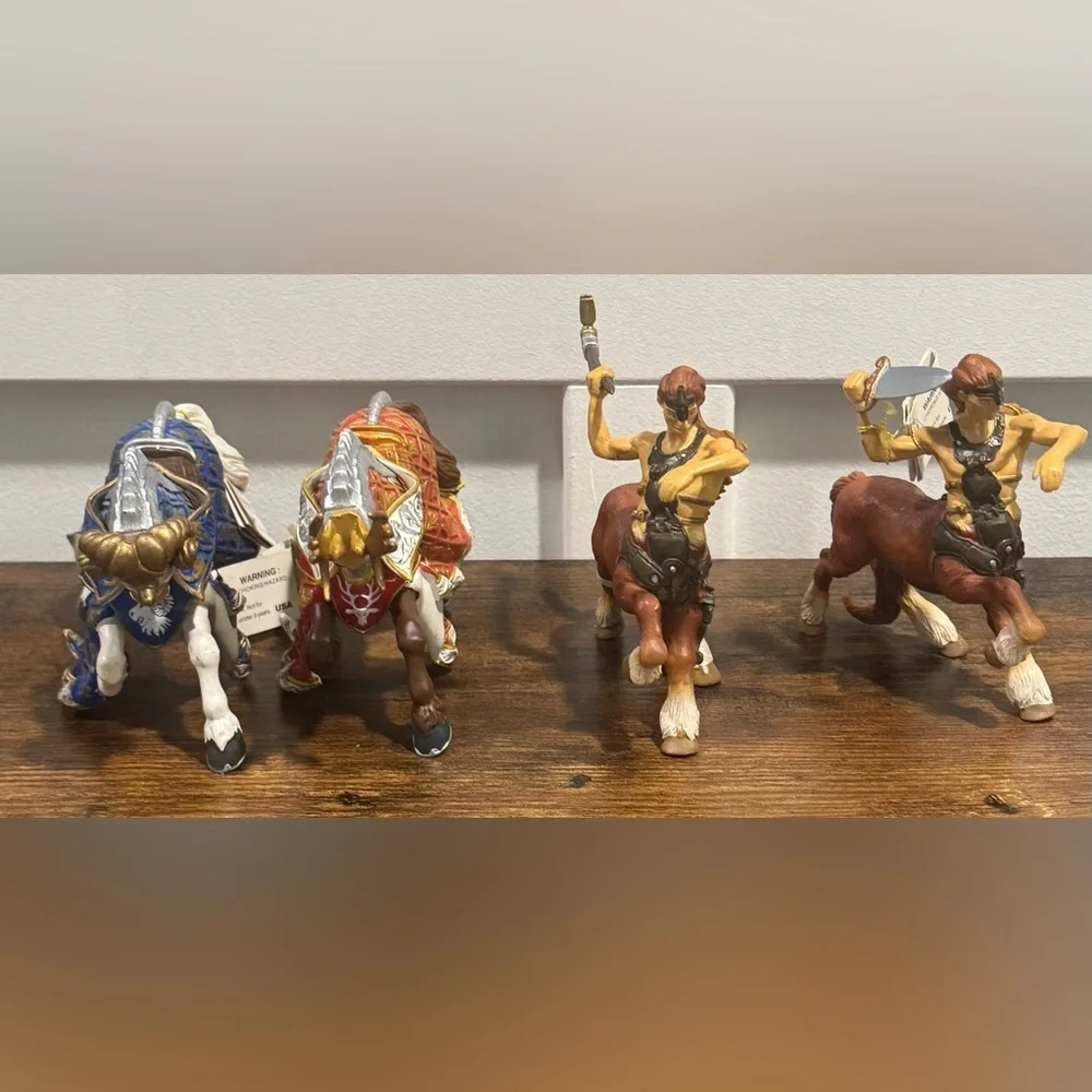4 Papo horse figures from 2007